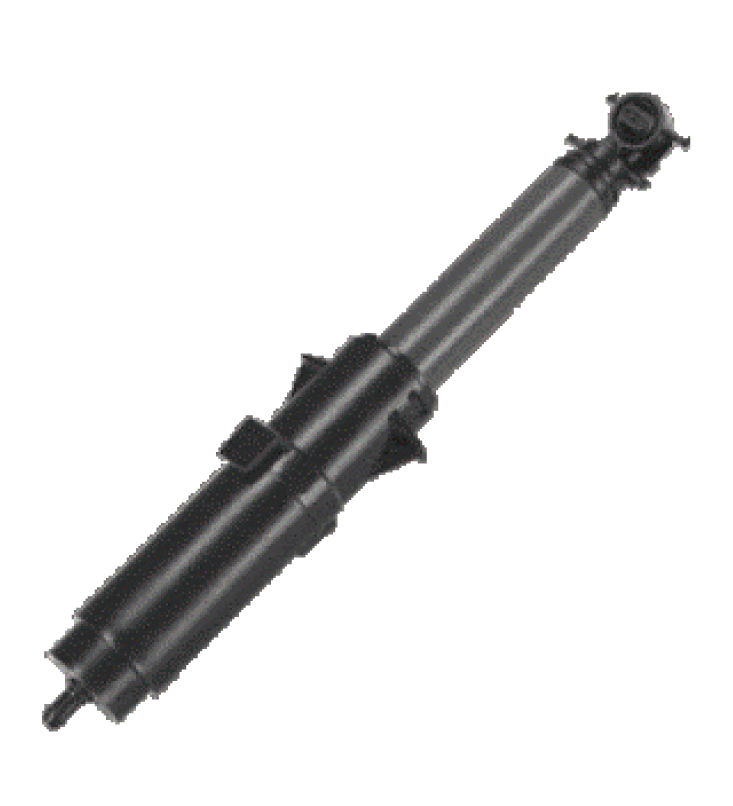 Different types of cleaning nozzles are possible to be integrated in the roof area